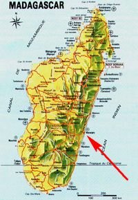 agrandir la carte de Madagascar