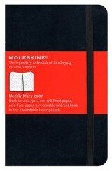Le moleskine, un organiseur de poche très prisé des adeptes de la méthode GTD