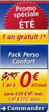 Pack promo 1&1 gratuit 1 an