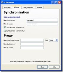 Synchroniser un pack de cartes mémoire en ligne