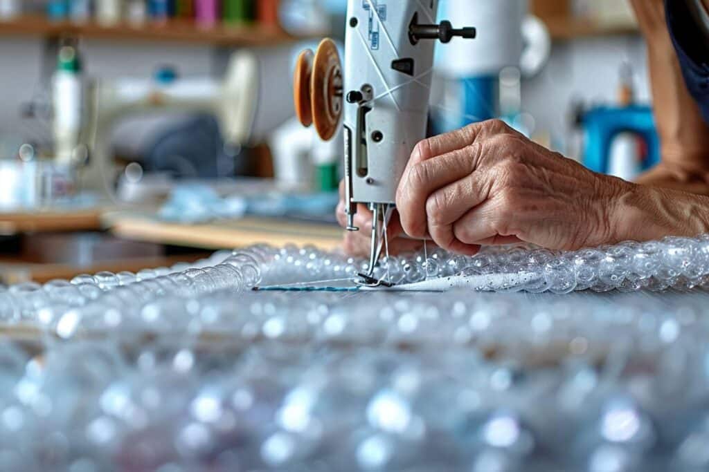 Apprenez à coudre une bâche à bulle étape par étape